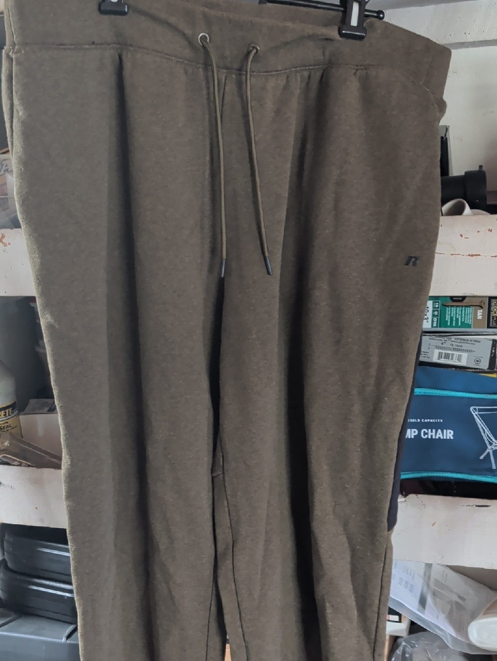 Russell Athletic Men's Olive Green Drawstring Sweatpants